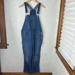 GAP Slouchy Overalls Medium Indigo Denim Size M